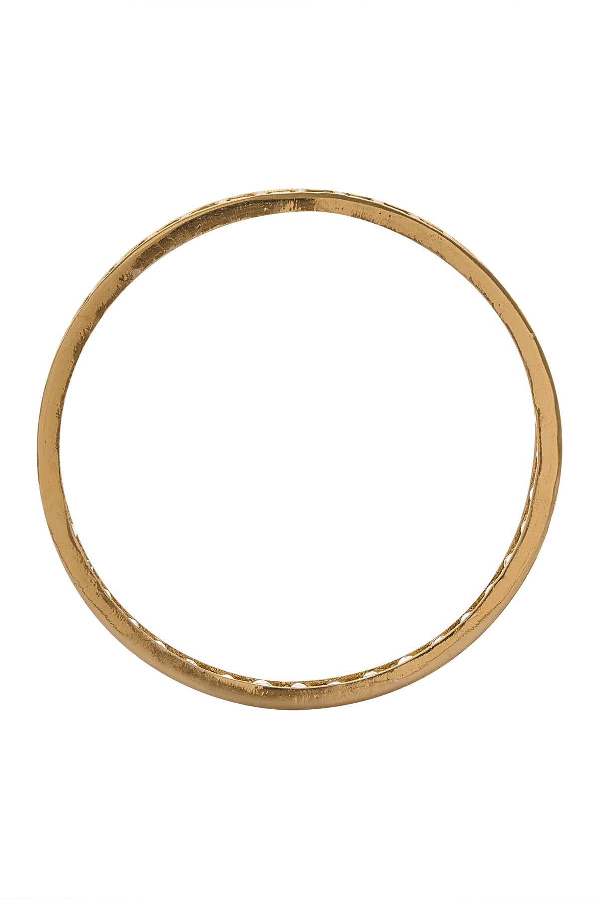 Gold & White Stone Embellished Bangle Set 