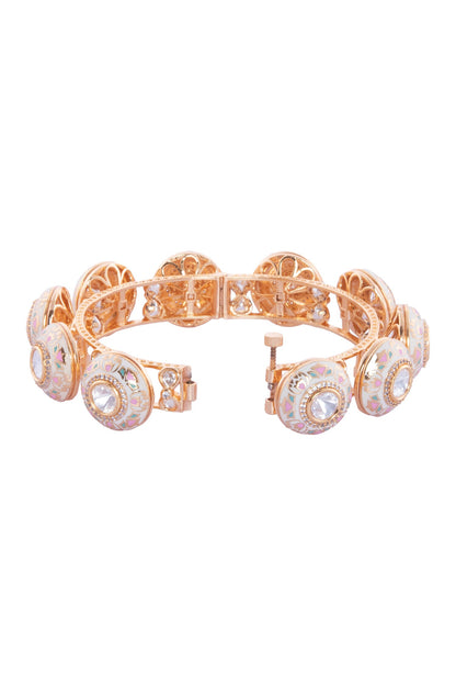 Gold Multicolor Decorative Bangles Set 