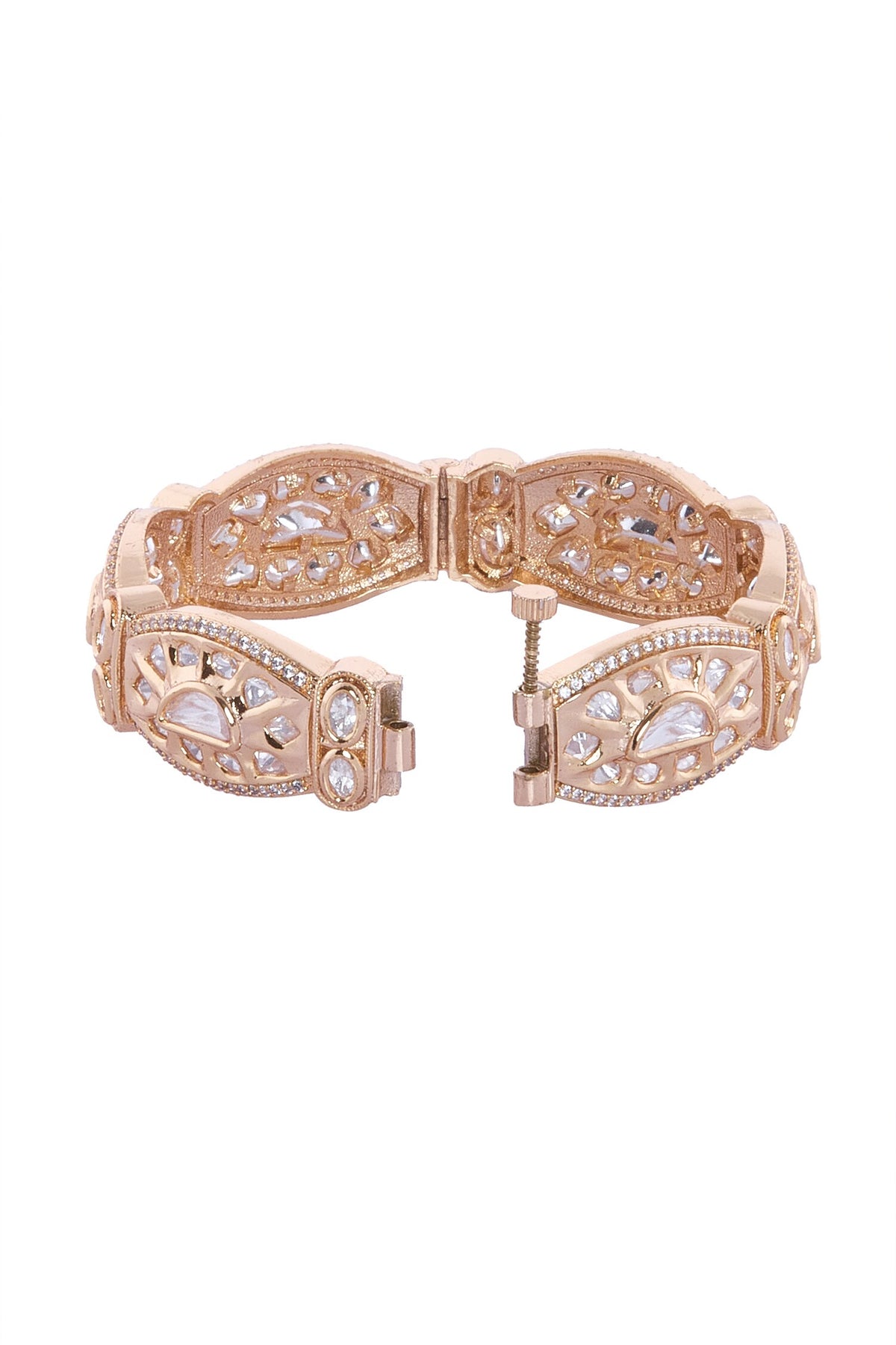 Gold Plated Brass Bangles Set 