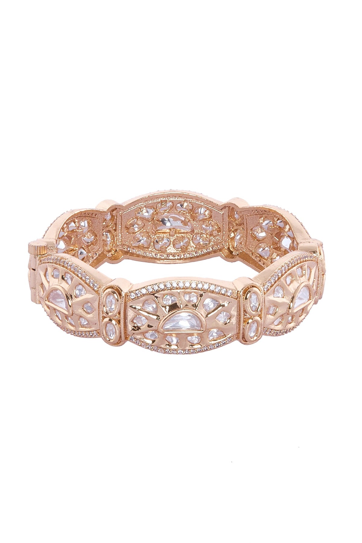 Gold Plated Brass Bangles Set 