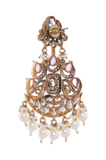 Light Pink Pearl Drop Earrings 