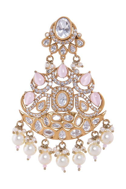 Light Pink Pearl Drop Earrings 