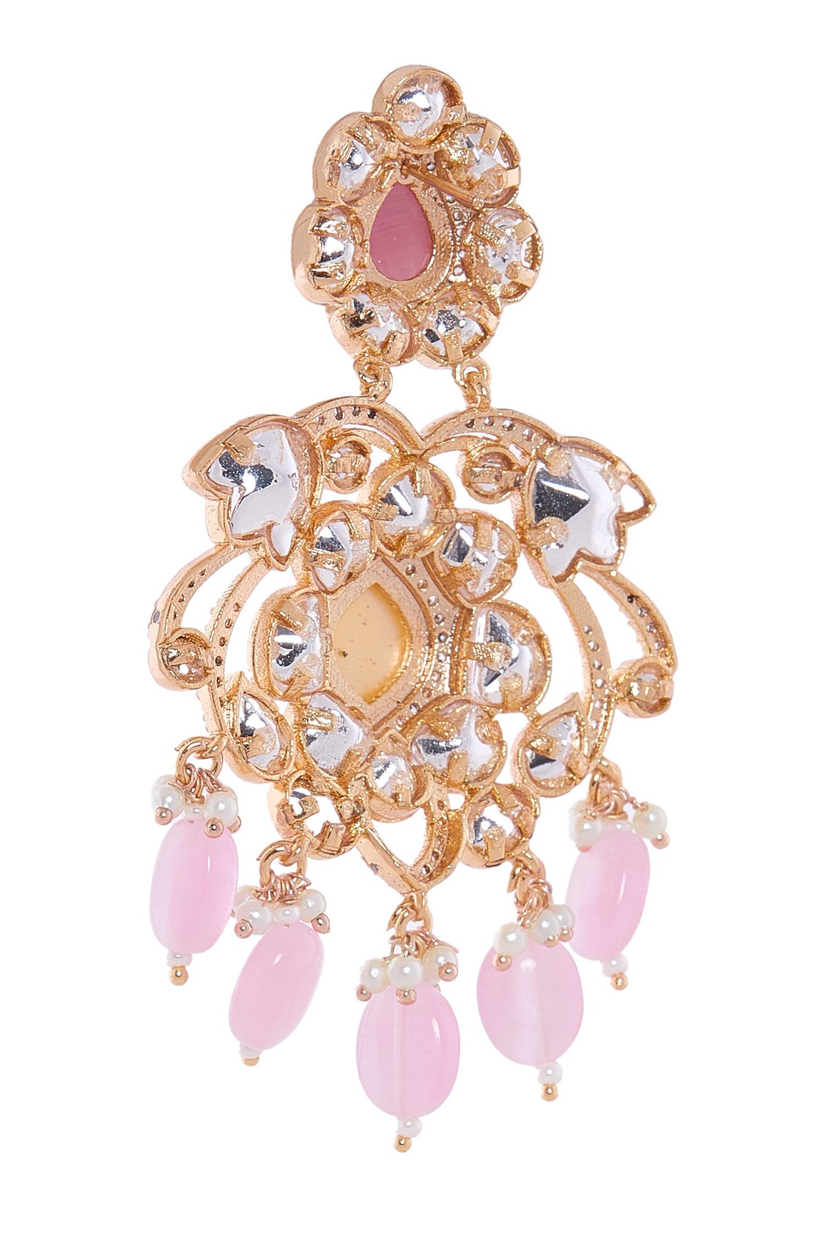 Floral Design Dangler Earrings 