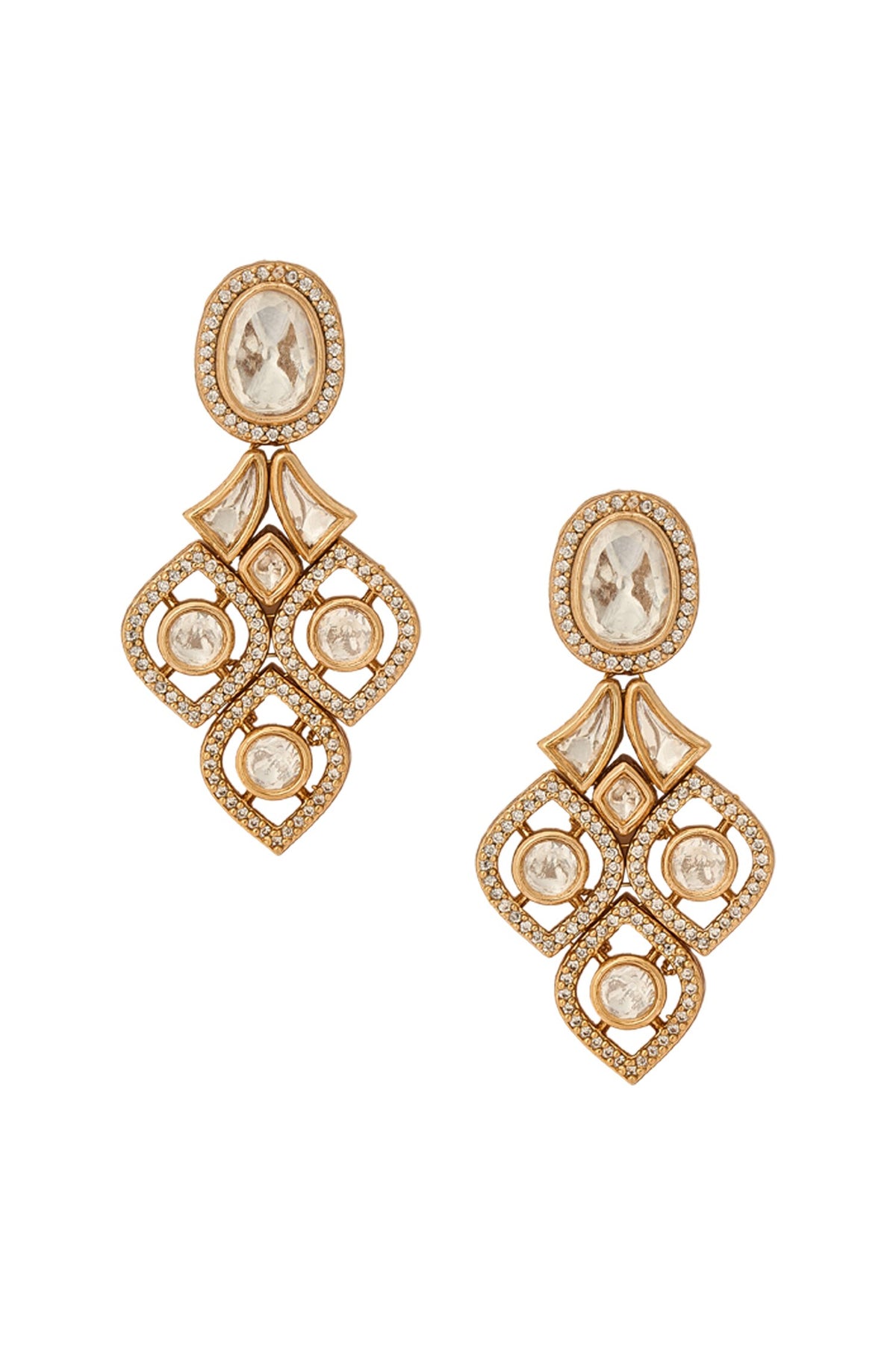 Gold Plated Brass Jewellery Set 