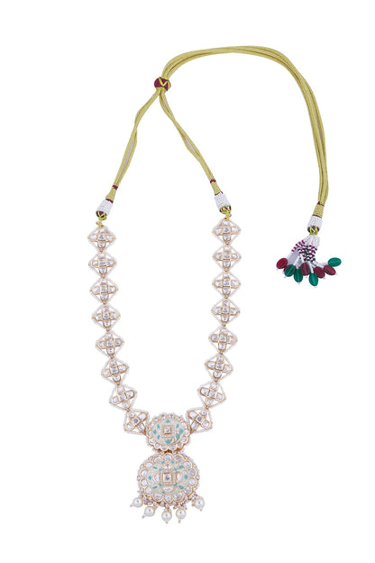 Creme & Mint Brass Jewellery Set 