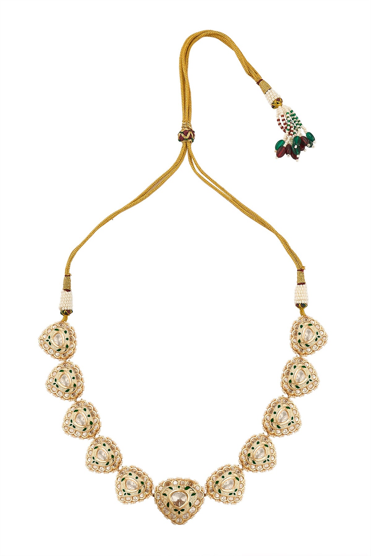 Brass Necklace & Earring Set 