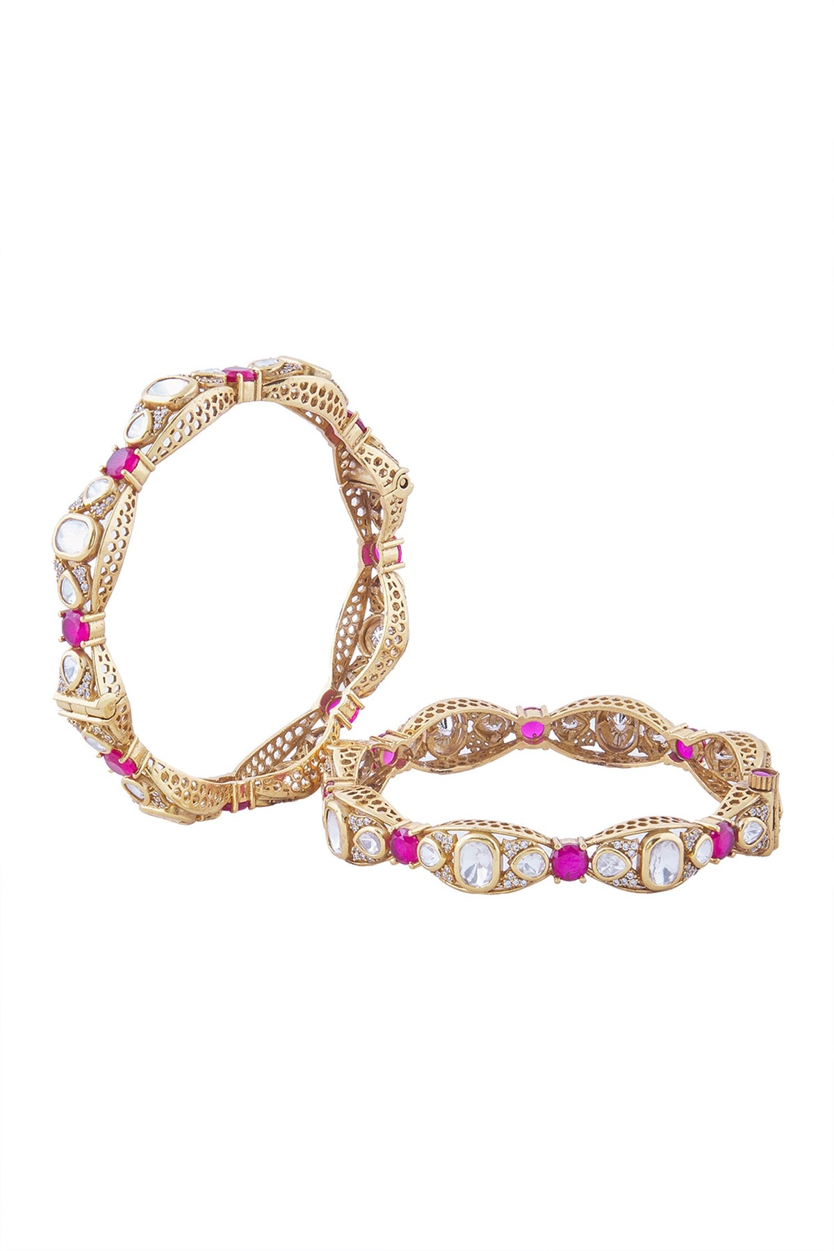 Red & Gold Decorative Bangles 