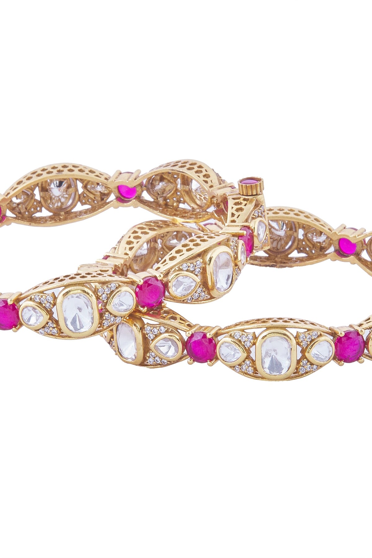 Red & Gold Decorative Bangles 