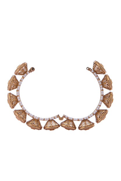 Gold Brass Decorative Bangle 