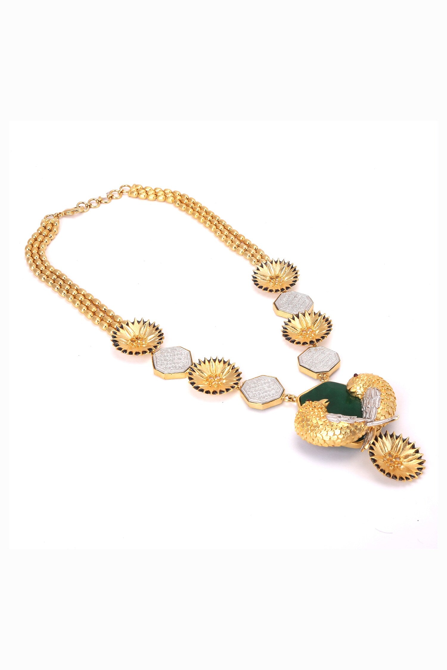 Gold Plated Baroque Neckpiece 