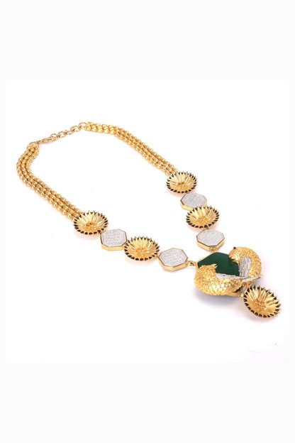 Gold Plated Baroque Neckpiece 
