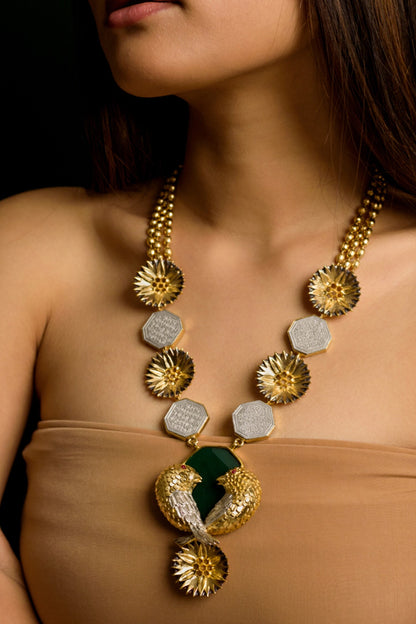 Gold Plated Baroque Neckpiece 