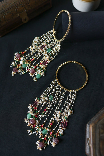 Kundan Kalirah Bangle Set 