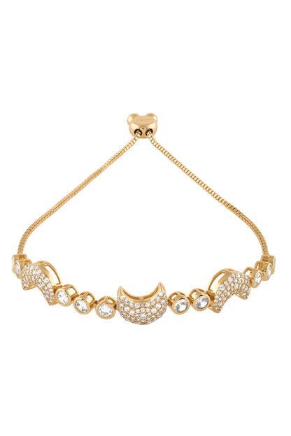 Crescent Moon Bolo Bracelet 