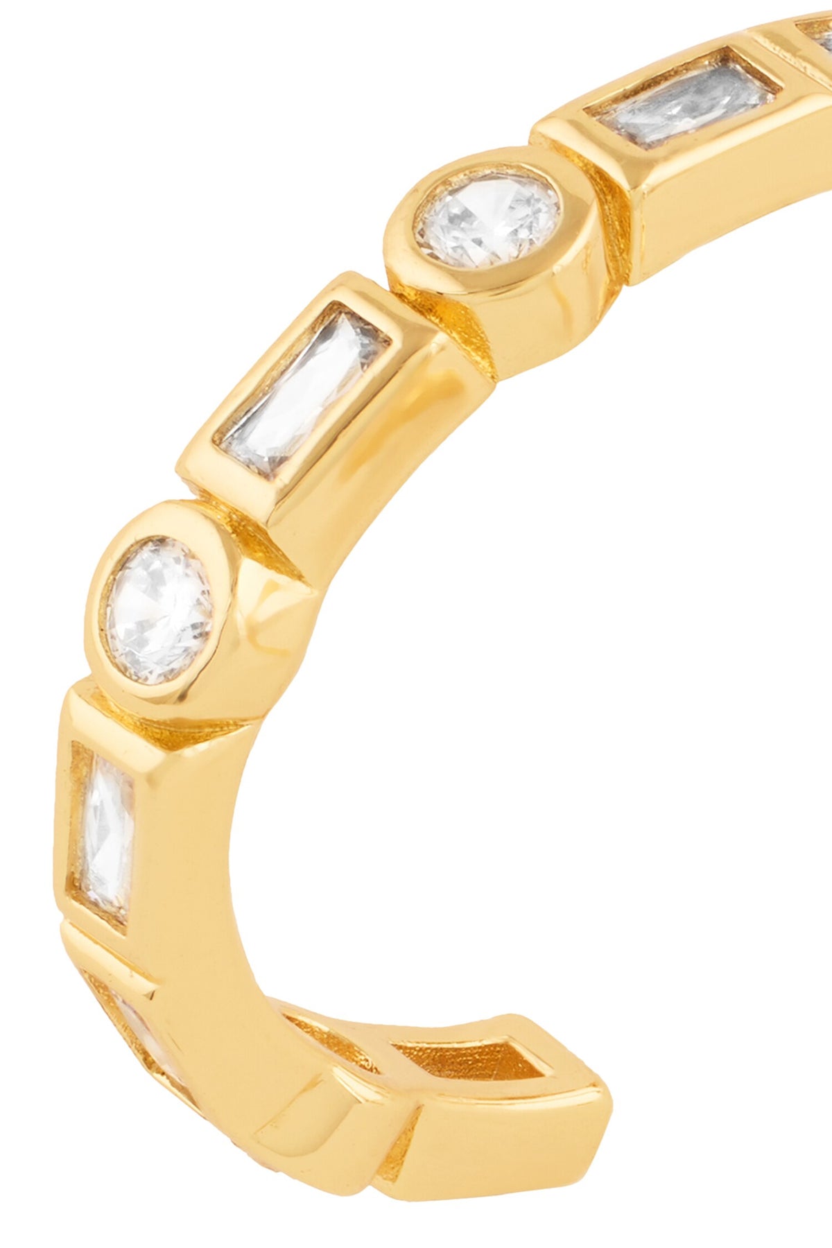 Summer Crystal Hoops 