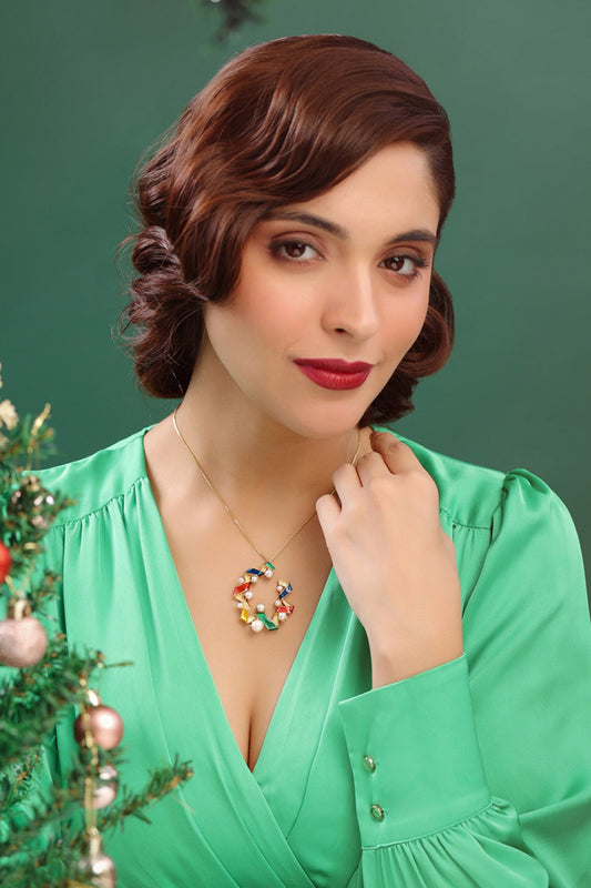 Contemporary Moissanite Pendant Necklace 