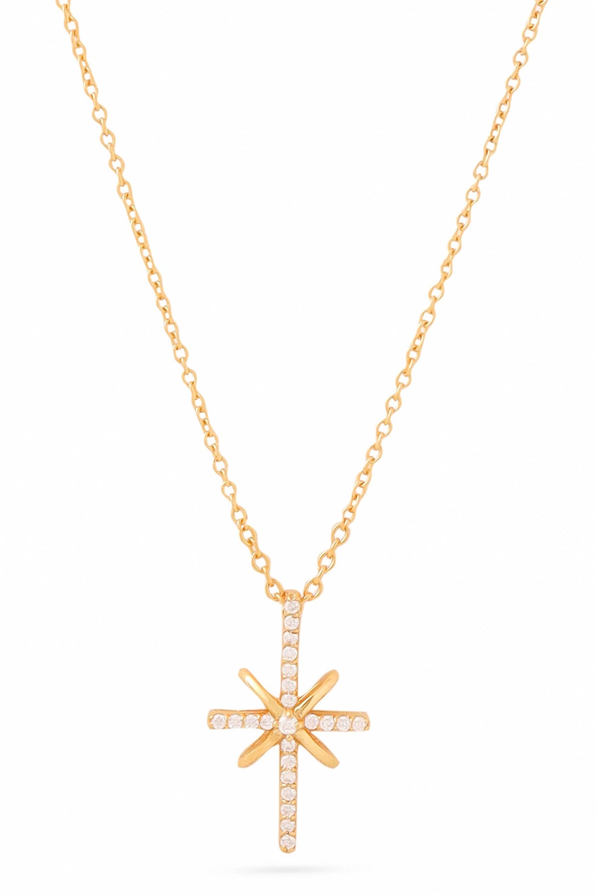 Moissanite Star Pendant Necklace 