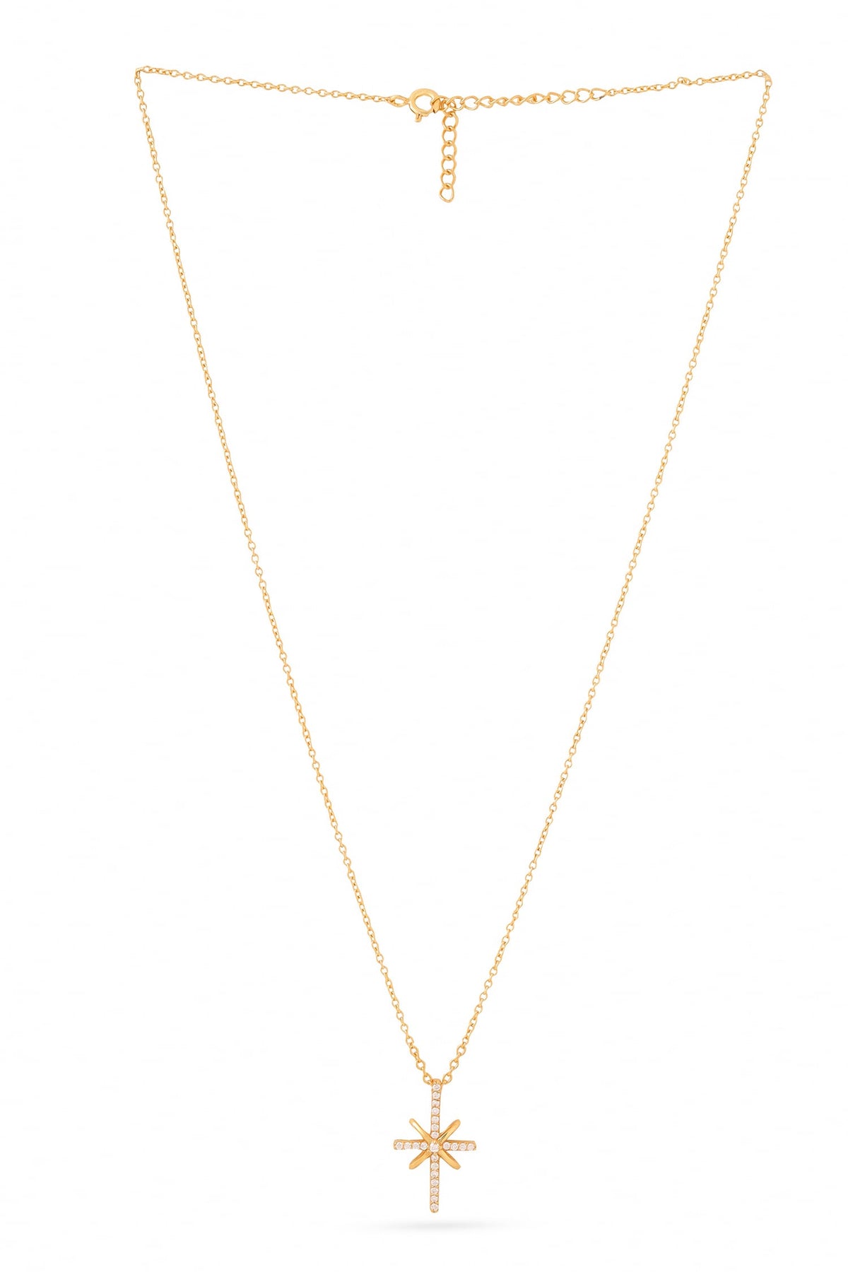 Moissanite Star Pendant Necklace 