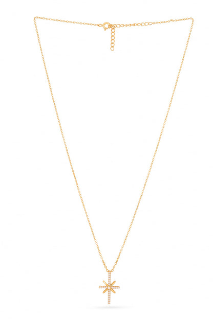 Moissanite Star Pendant Necklace 