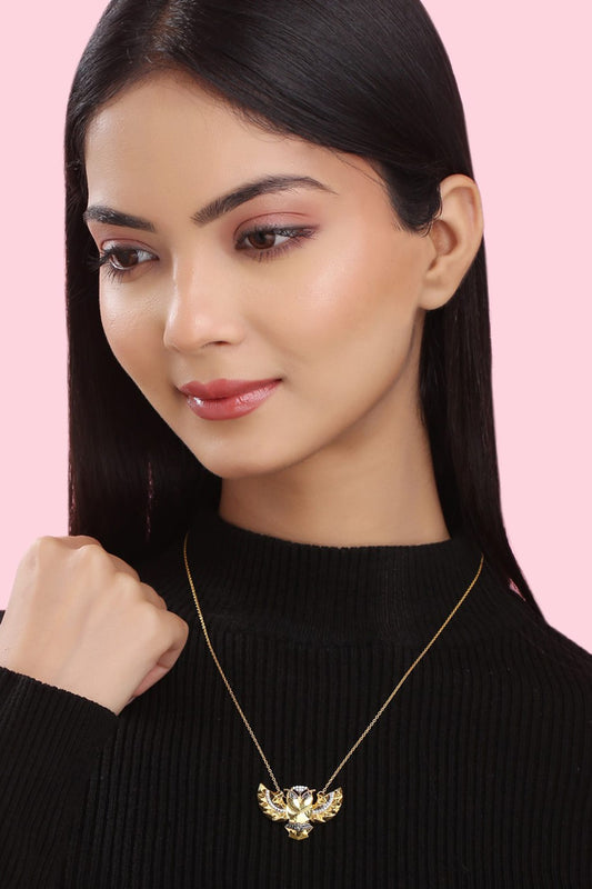 Contemporary Moissanite Pendant Necklace 