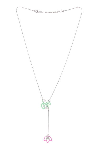 Contemporary Pendant Necklace With Pearls 
