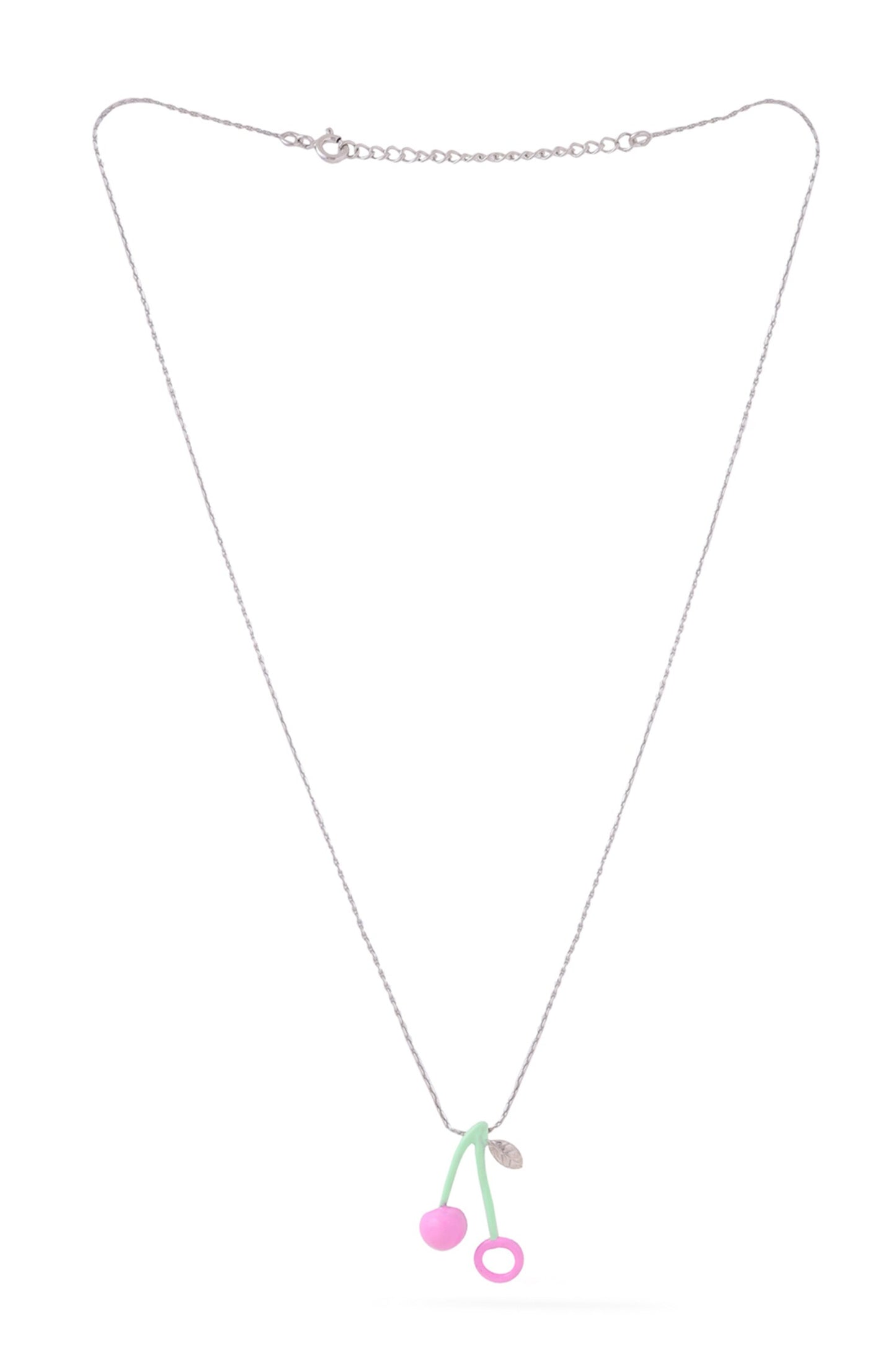 Contemporary Cherry Pendant Necklace 