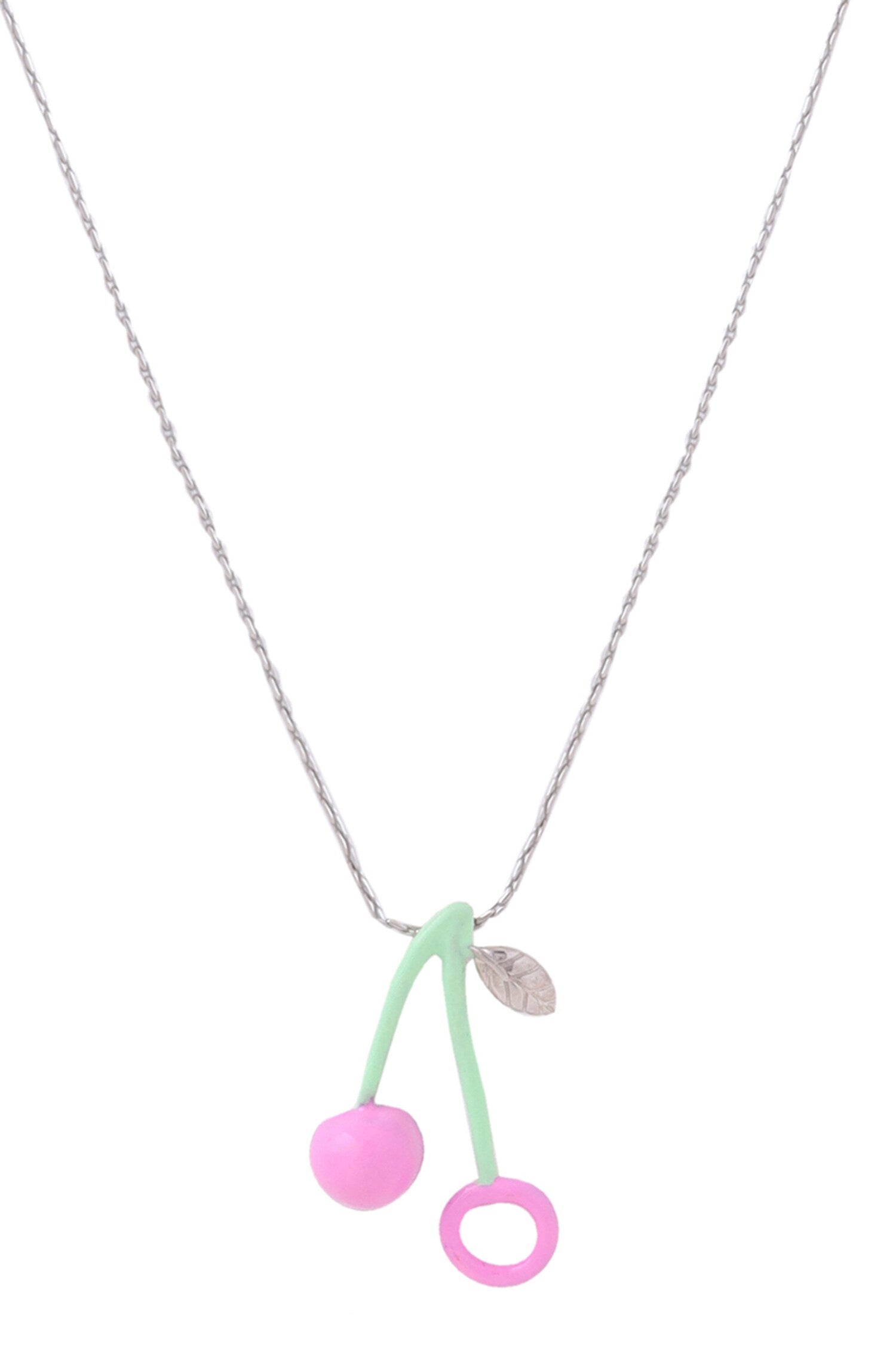Contemporary Cherry Pendant Necklace 