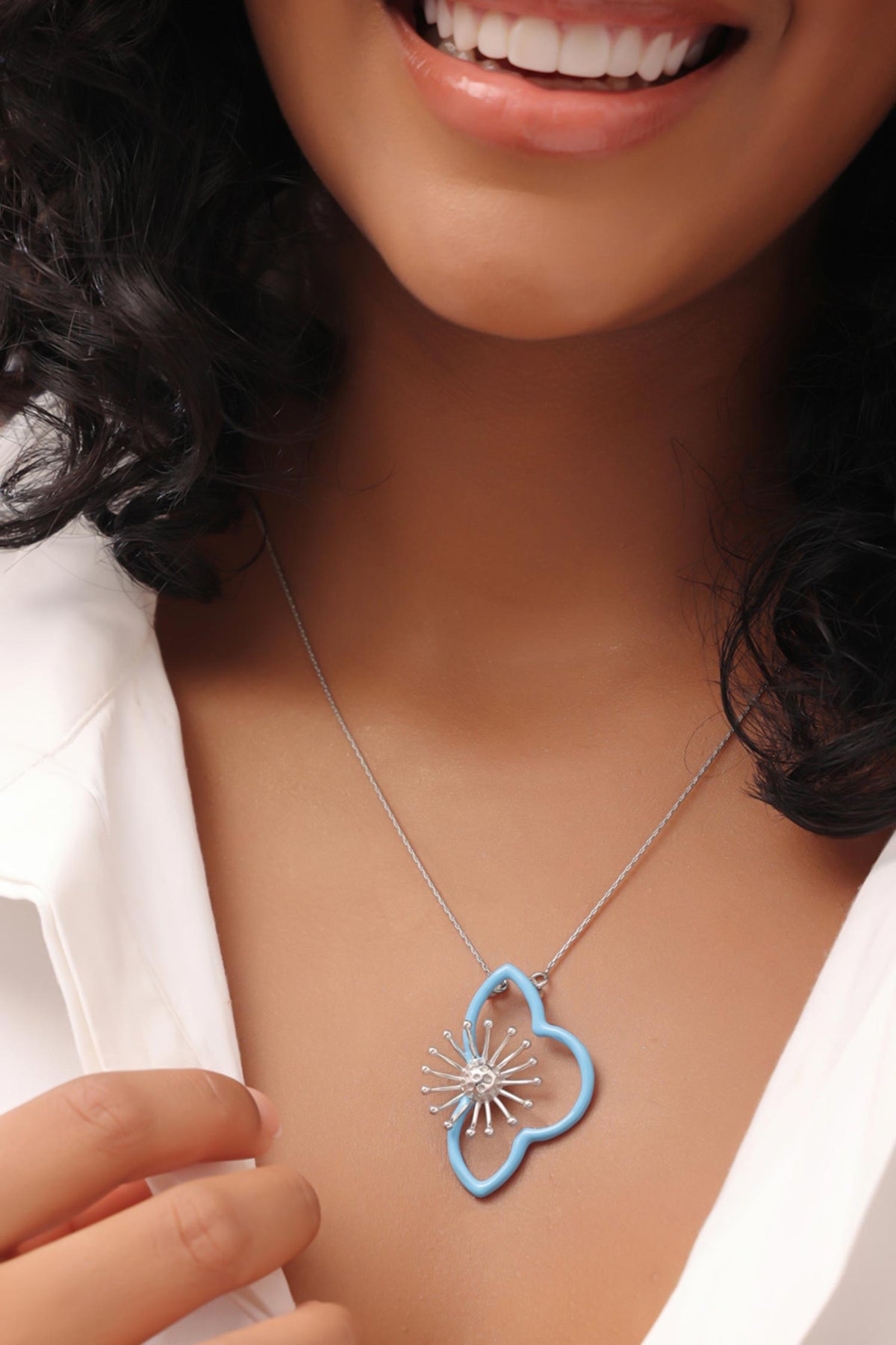 Designer Butterfly Pendant Necklace 