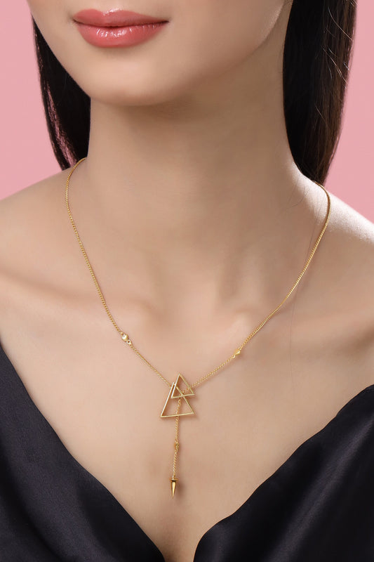 Geometric Pendant Necklace 