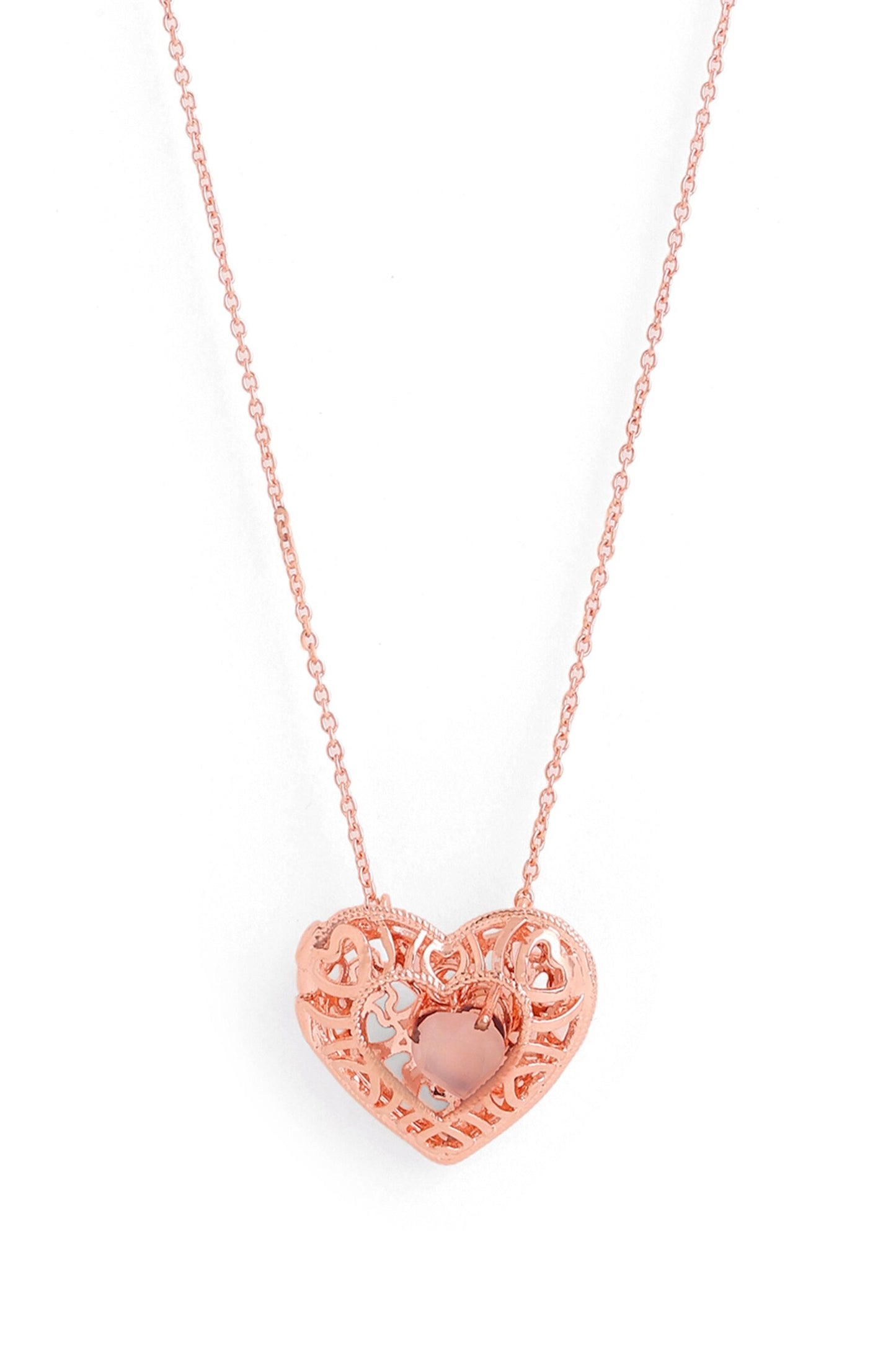 Heart Shaped Pendant Necklace 