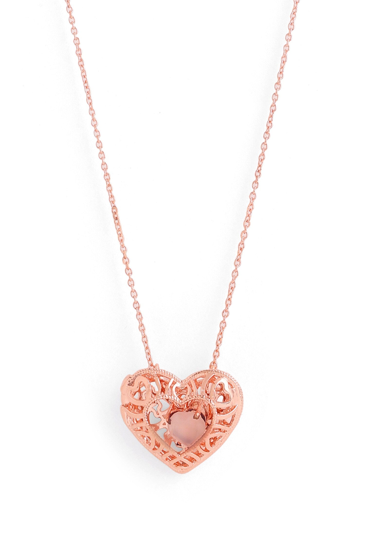 Heart Shaped Pendant Necklace 