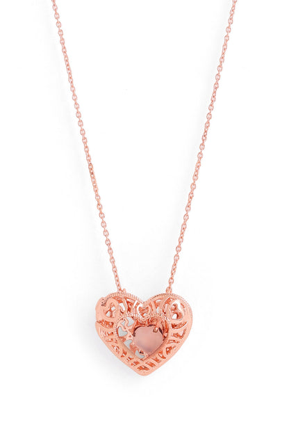 Heart Shaped Pendant Necklace 