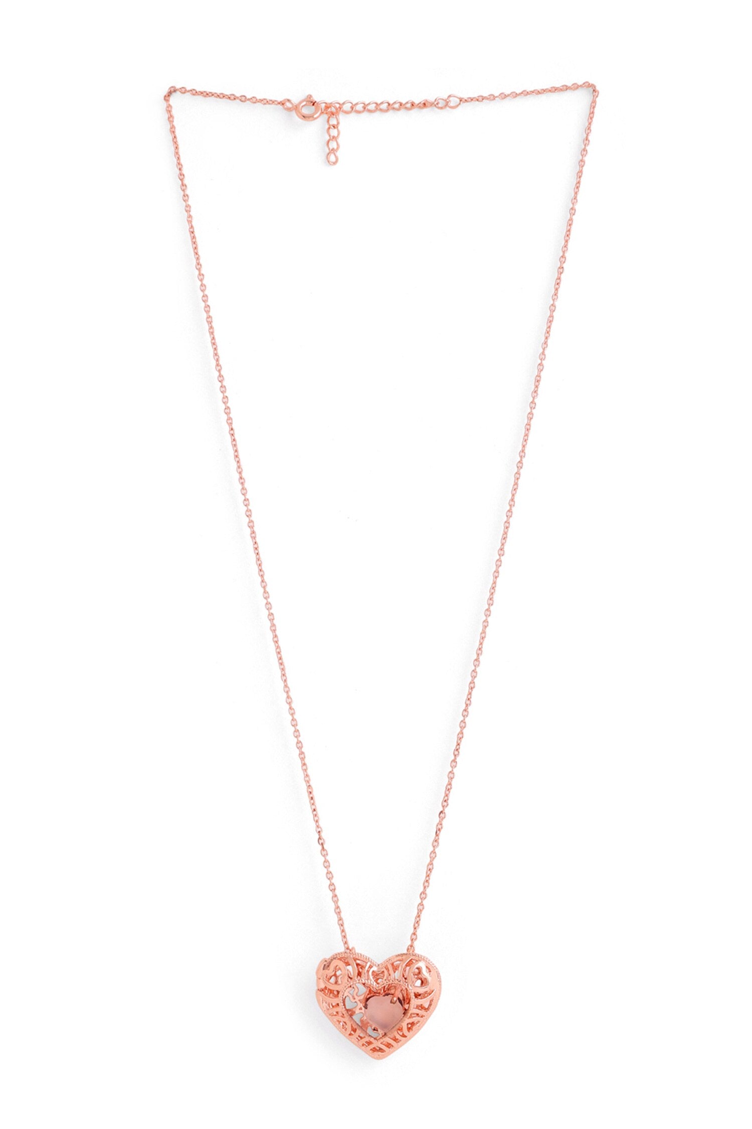 Heart Shaped Pendant Necklace 