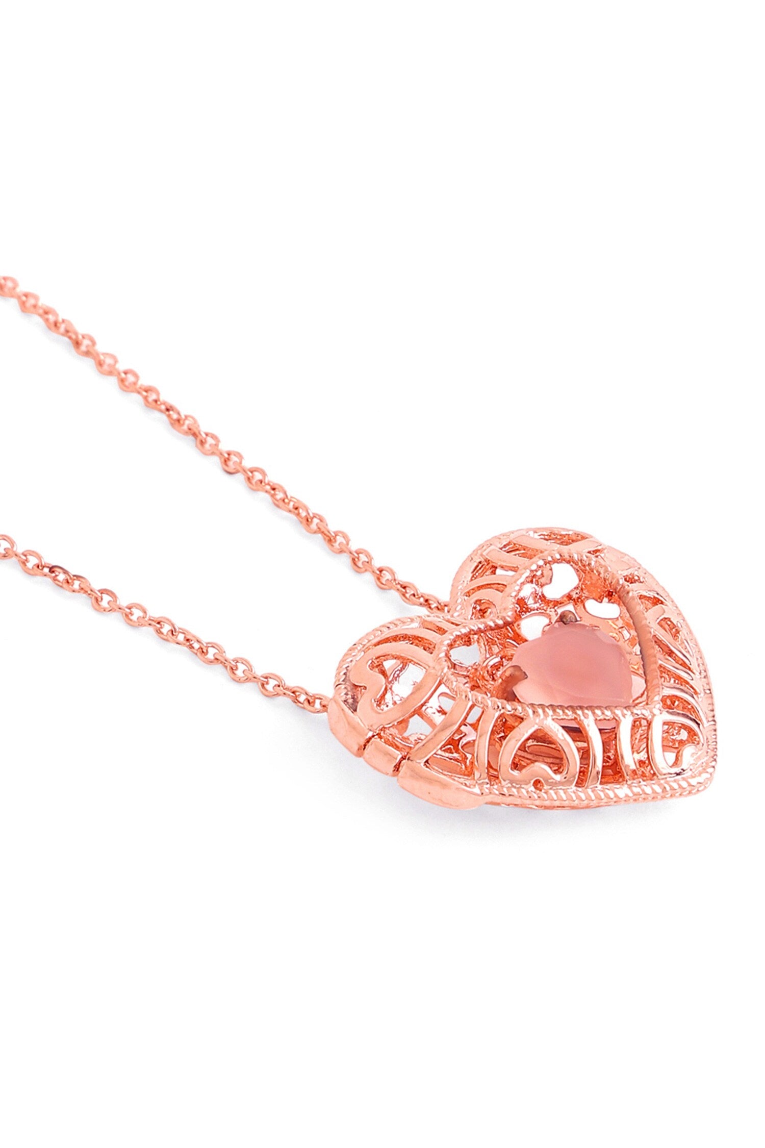 Heart Shaped Pendant Necklace 