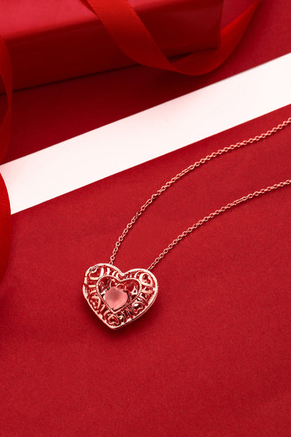 Heart Shaped Pendant Necklace 