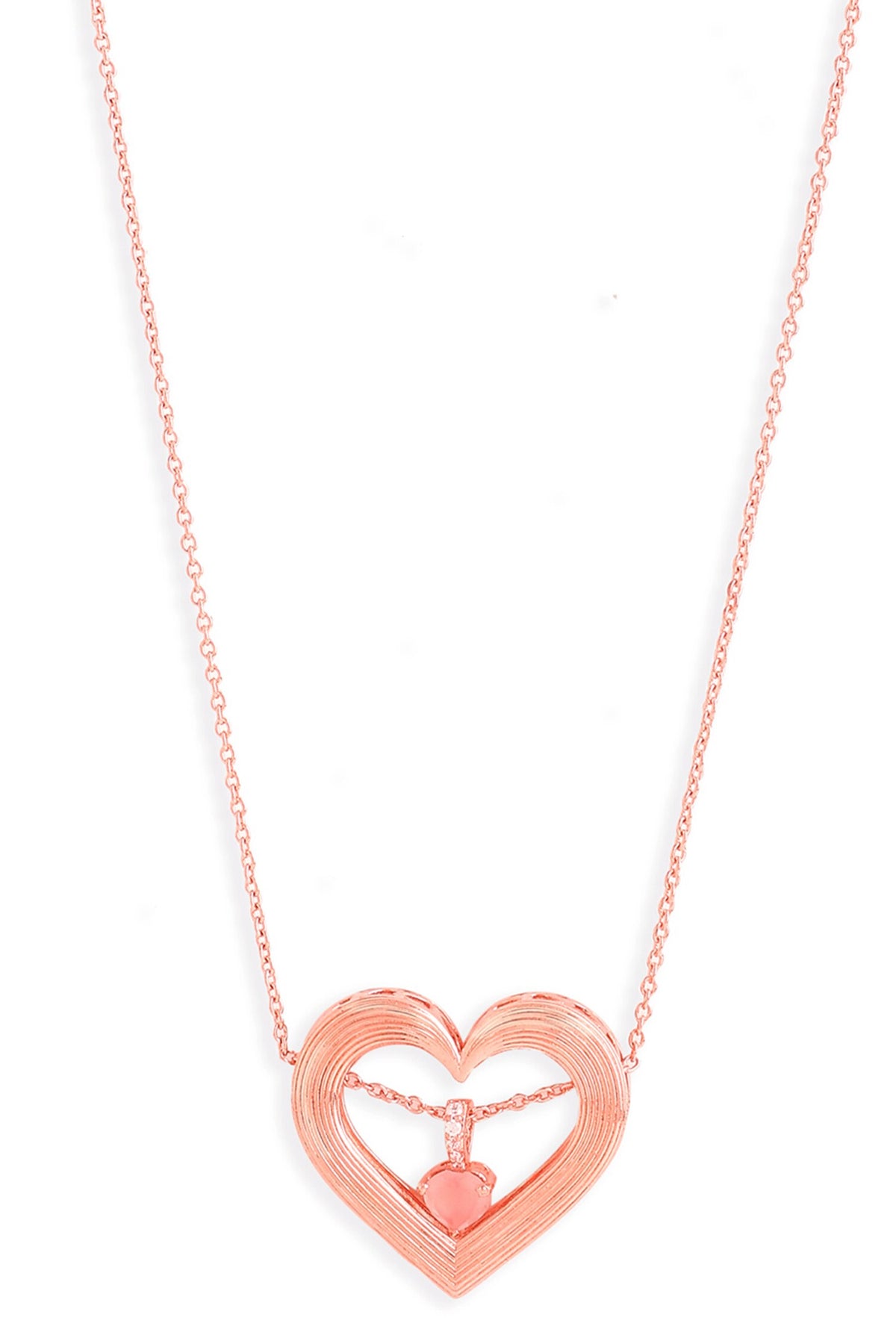 Designer Heart Pendant Necklace 