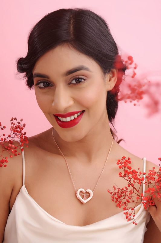 Designer Heart Pendant Necklace 
