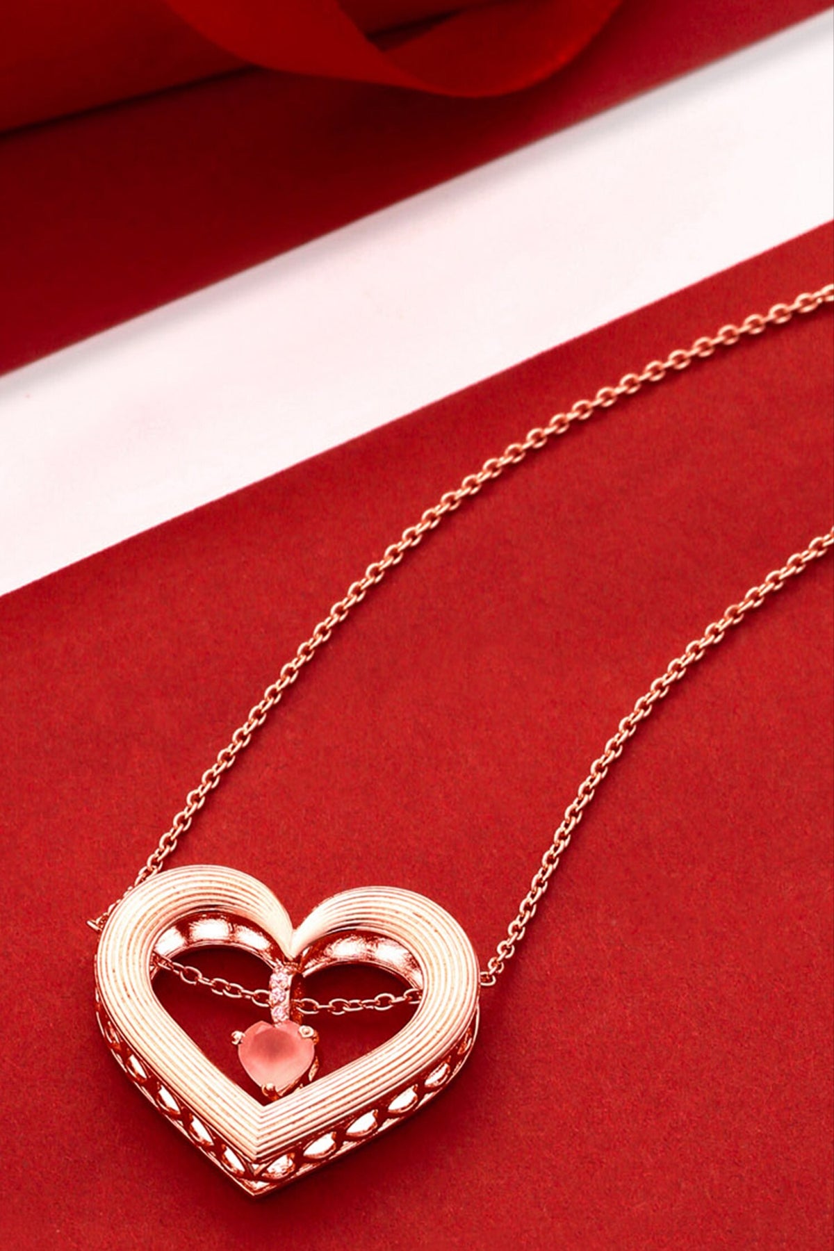 Designer Heart Pendant Necklace 