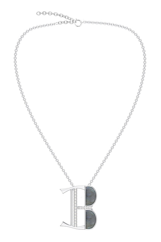Contemporary Moissanite Pendant Necklace 
