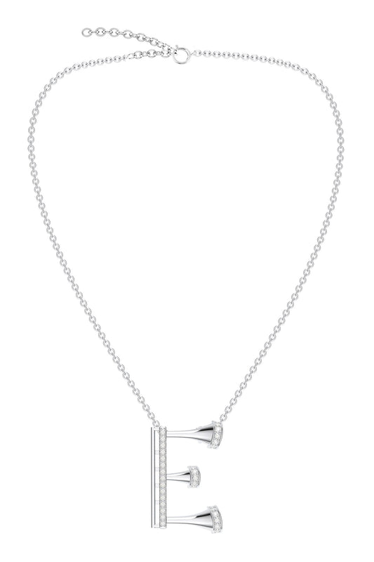Contemporary Moissanite Pendant Necklace 
