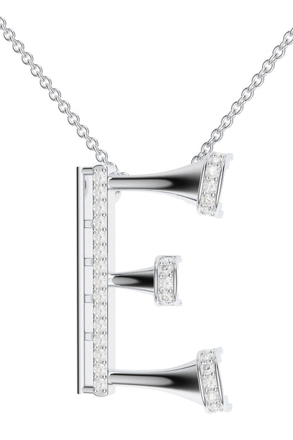 Contemporary Moissanite Pendant Necklace 