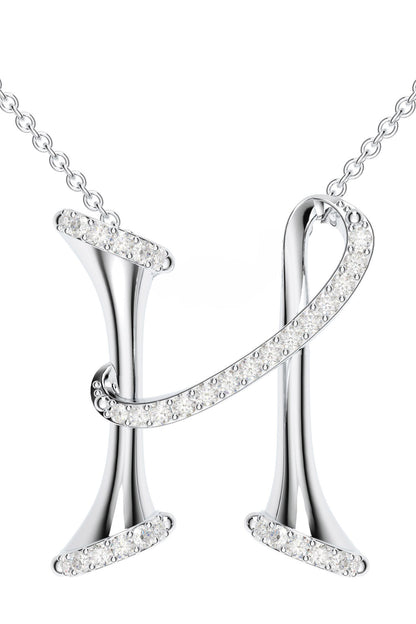 Moissanite Silver Pendant Necklace 