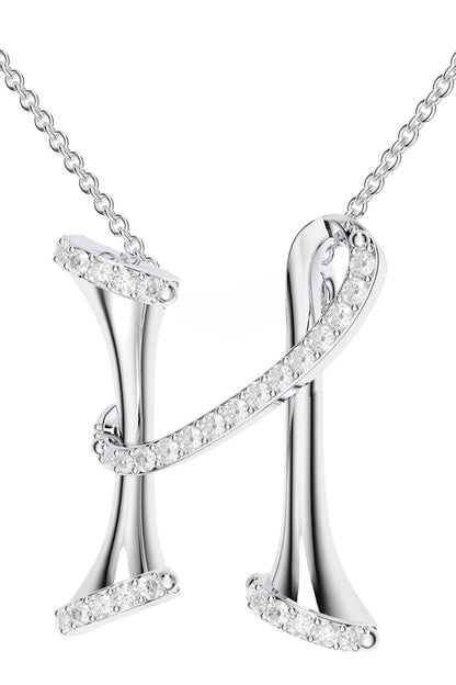 Moissanite Silver Pendant Necklace 