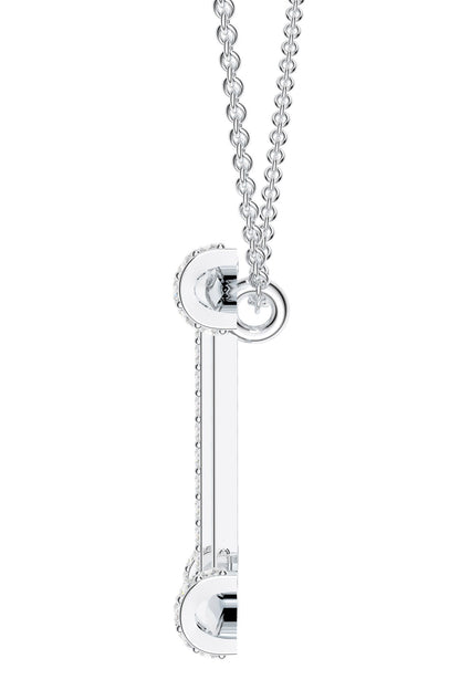 Designer Moissanite Pendant Necklace 