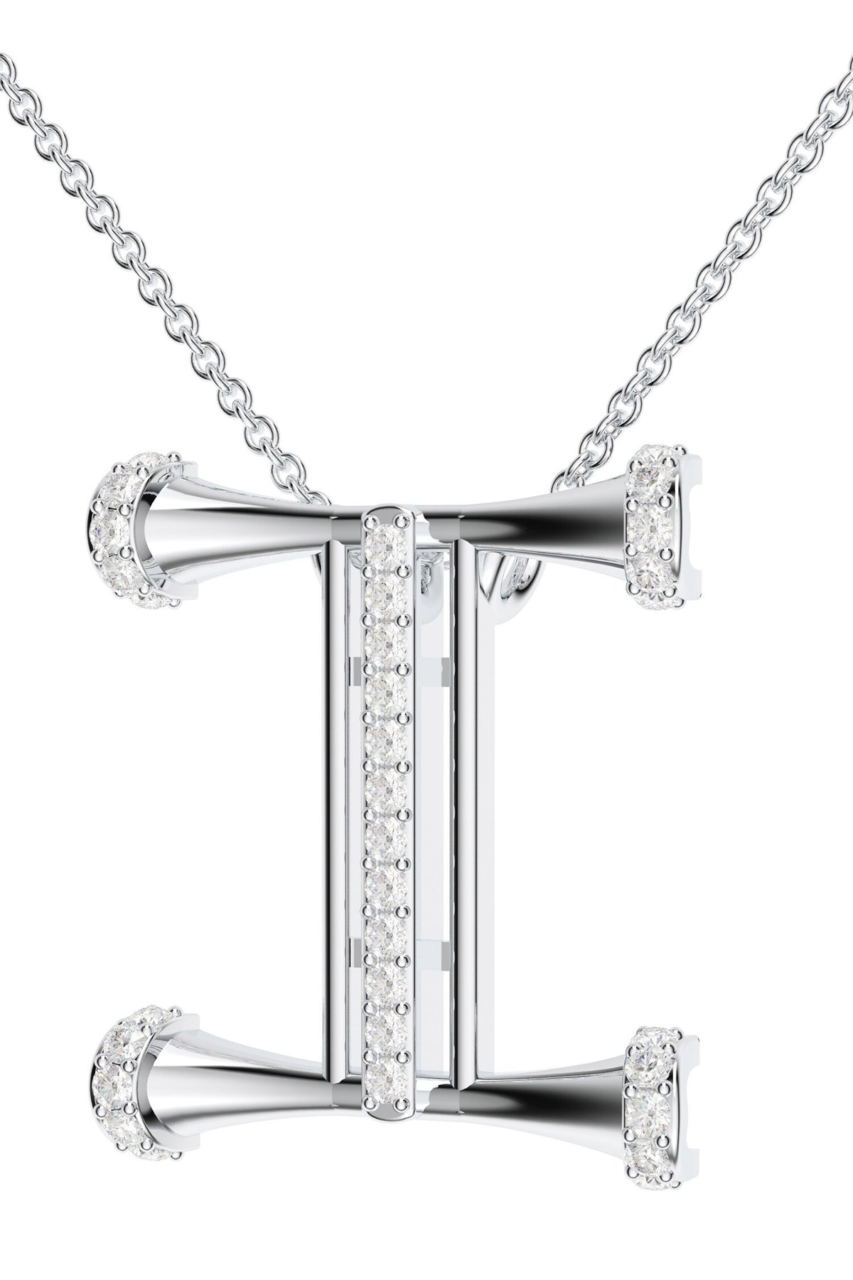 Designer Moissanite Pendant Necklace 