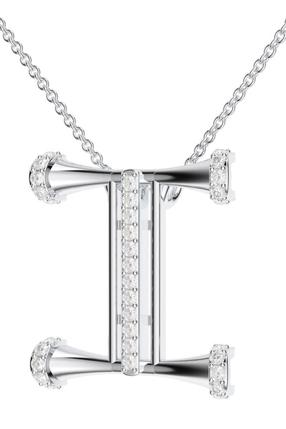 Designer Moissanite Pendant Necklace 