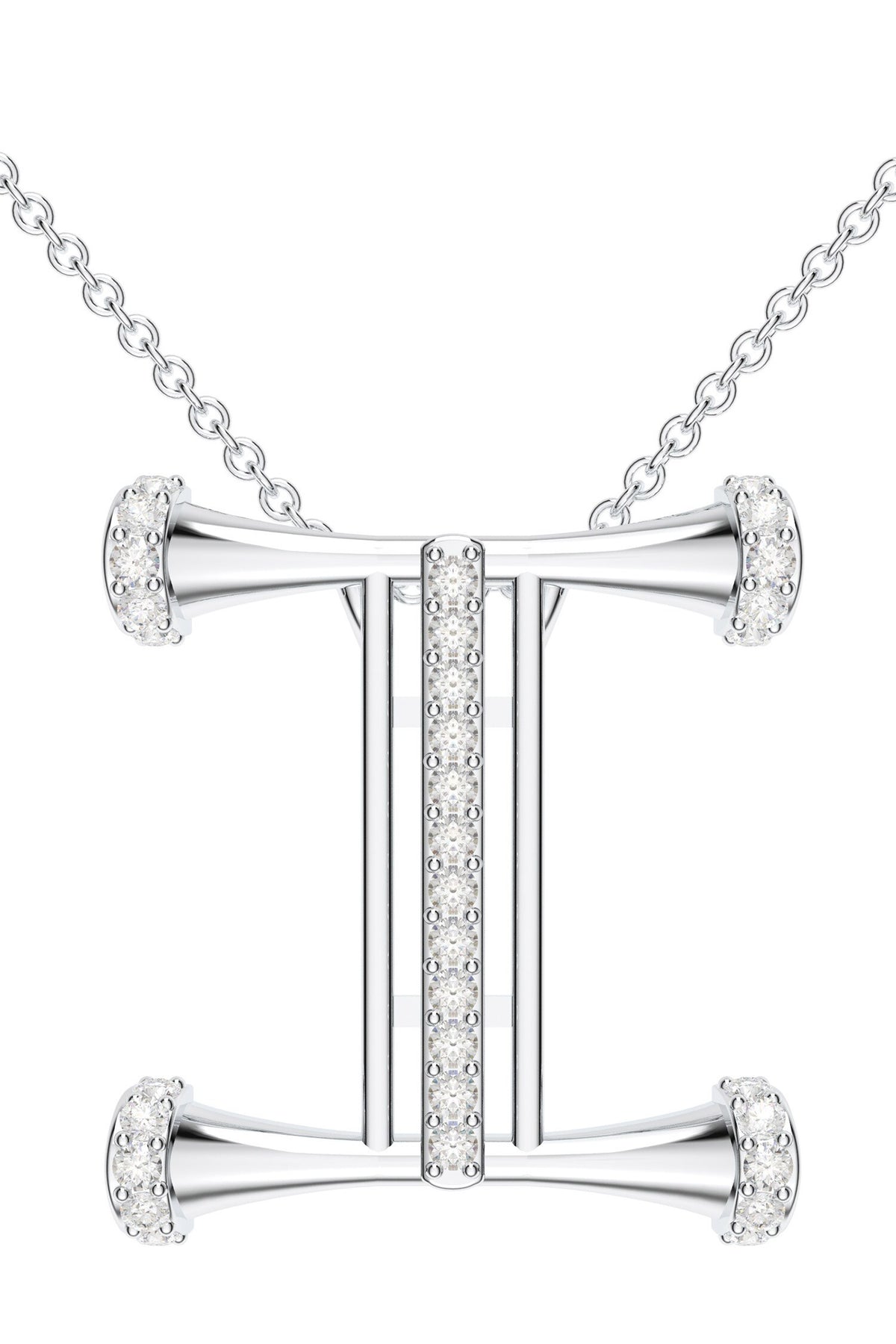 Designer Moissanite Pendant Necklace 