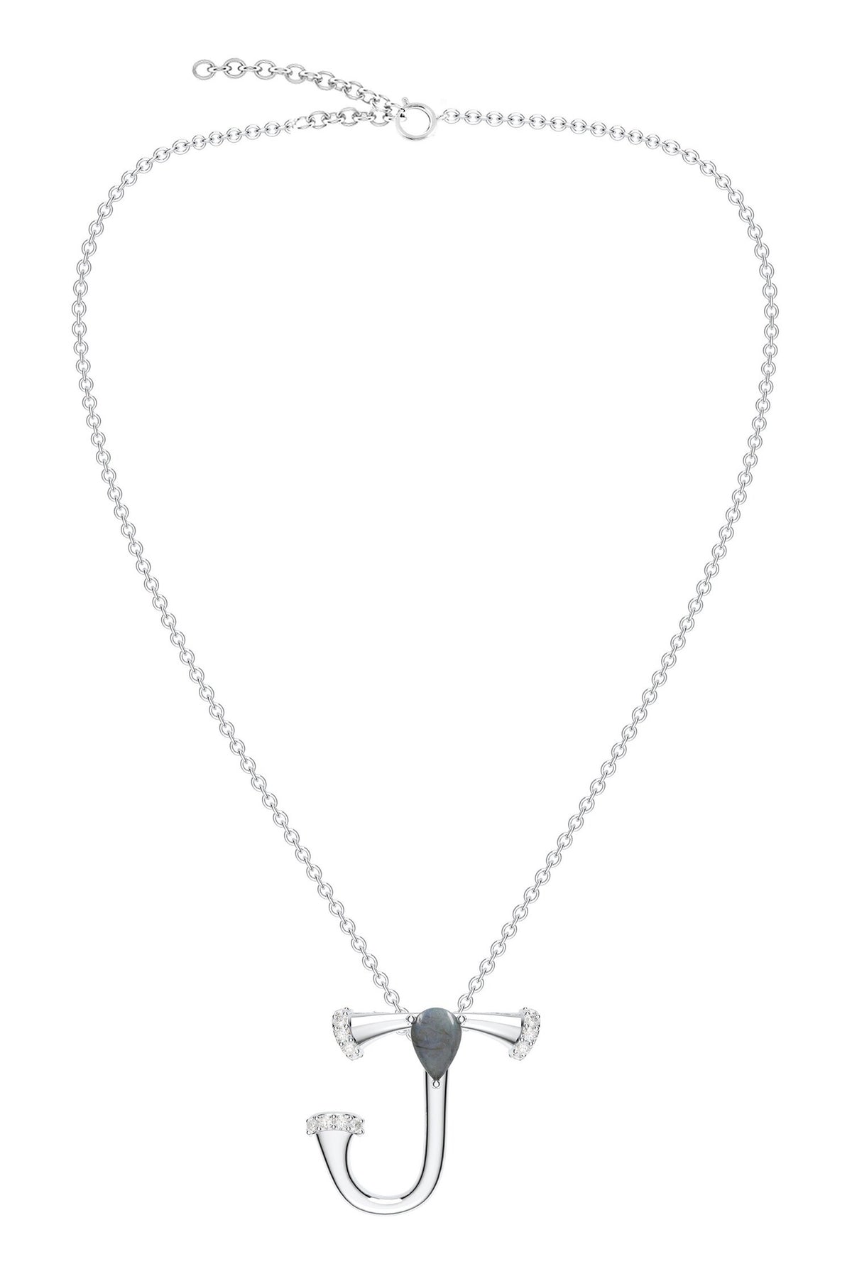 Contemporary Moissanite Pendant Necklace 