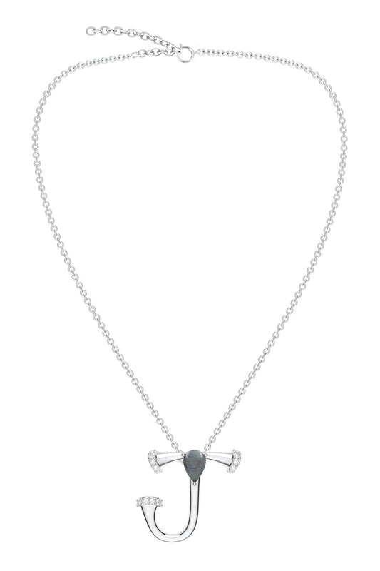Contemporary Moissanite Pendant Necklace 