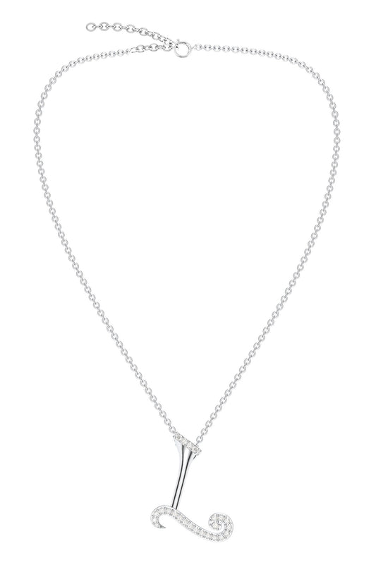 Contemporary Moissanite Pendant Necklace 